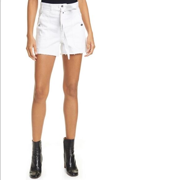Frame Denim Pants - Frame le brigette triple tie waist denim short size 24 and 28, NWT
